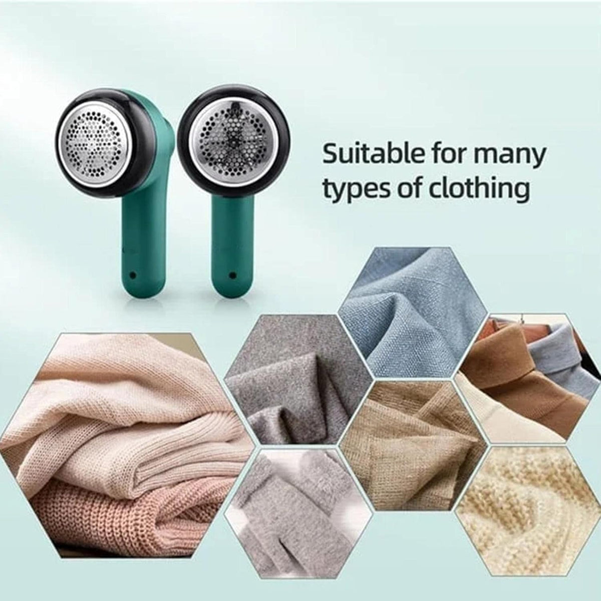 USB Rechargeable Electric Lint Remover – Instantly Fuzz-Free Sweaters, Clothes & Furniture
