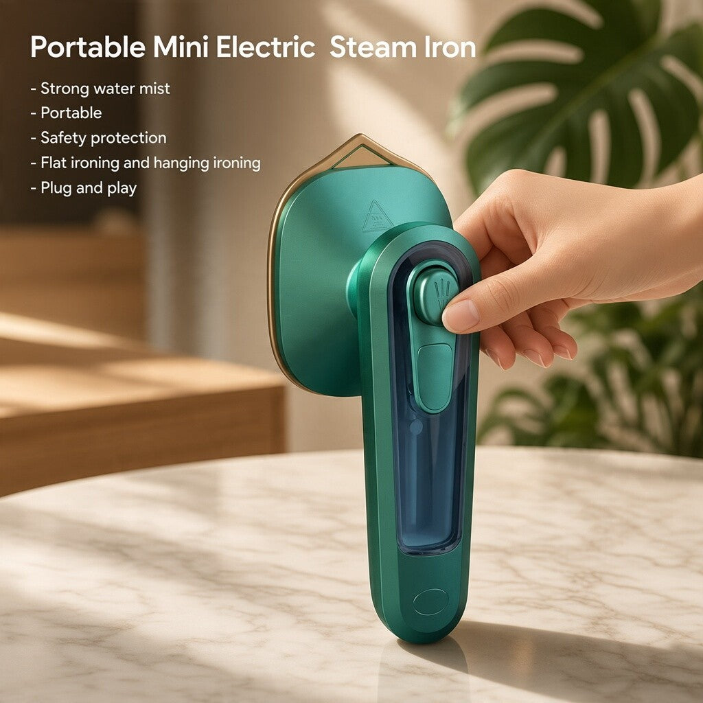 Portable Electric Steam Iron – Instant Ironing Anywhere, Anytime
