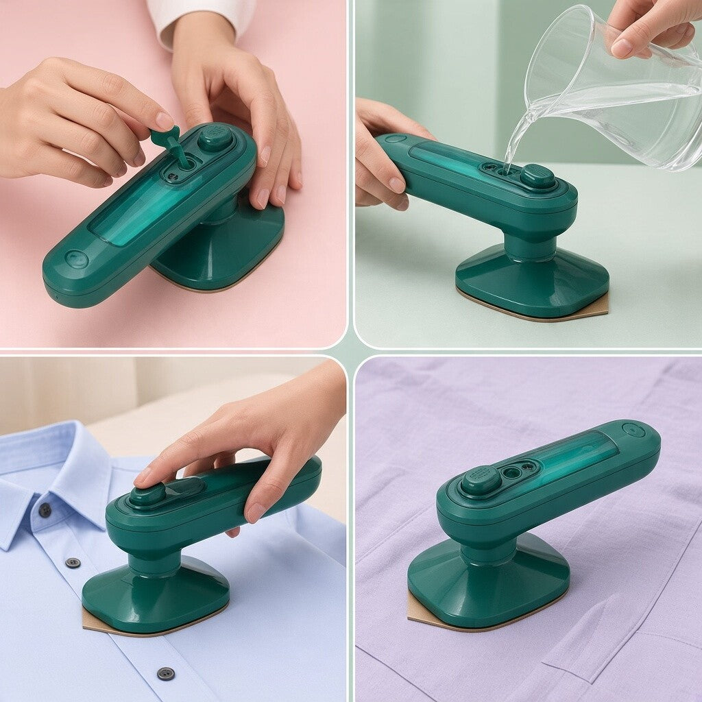 Portable Electric Steam Iron – Instant Ironing Anywhere, Anytime