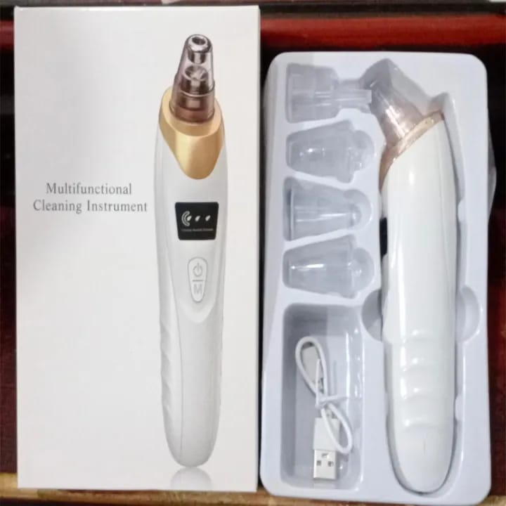 Face Vacuum Suction Blackhead Remover – Electric Deep Pore Cleansing Tool for Nose & Face